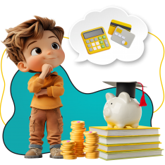 Финансовый интеллект вместе KIBERone - КИБЕРшкола программирования для детей, компьютерные курсы для школьников, начинающих и подростков - KIBERone г. Махачкала