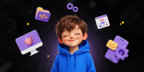 Идеальный сайт с нуля: код, дизайн и AI-помощник - КИБЕРшкола программирования для детей, компьютерные курсы для школьников, начинающих и подростков - KIBERone г. Махачкала